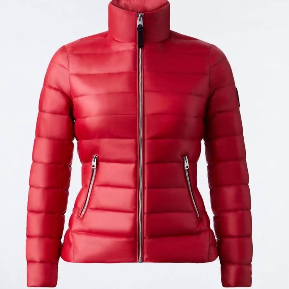 MACKAGE DAVINA RED S - BRAND NEW LADIE DOWN JACKET